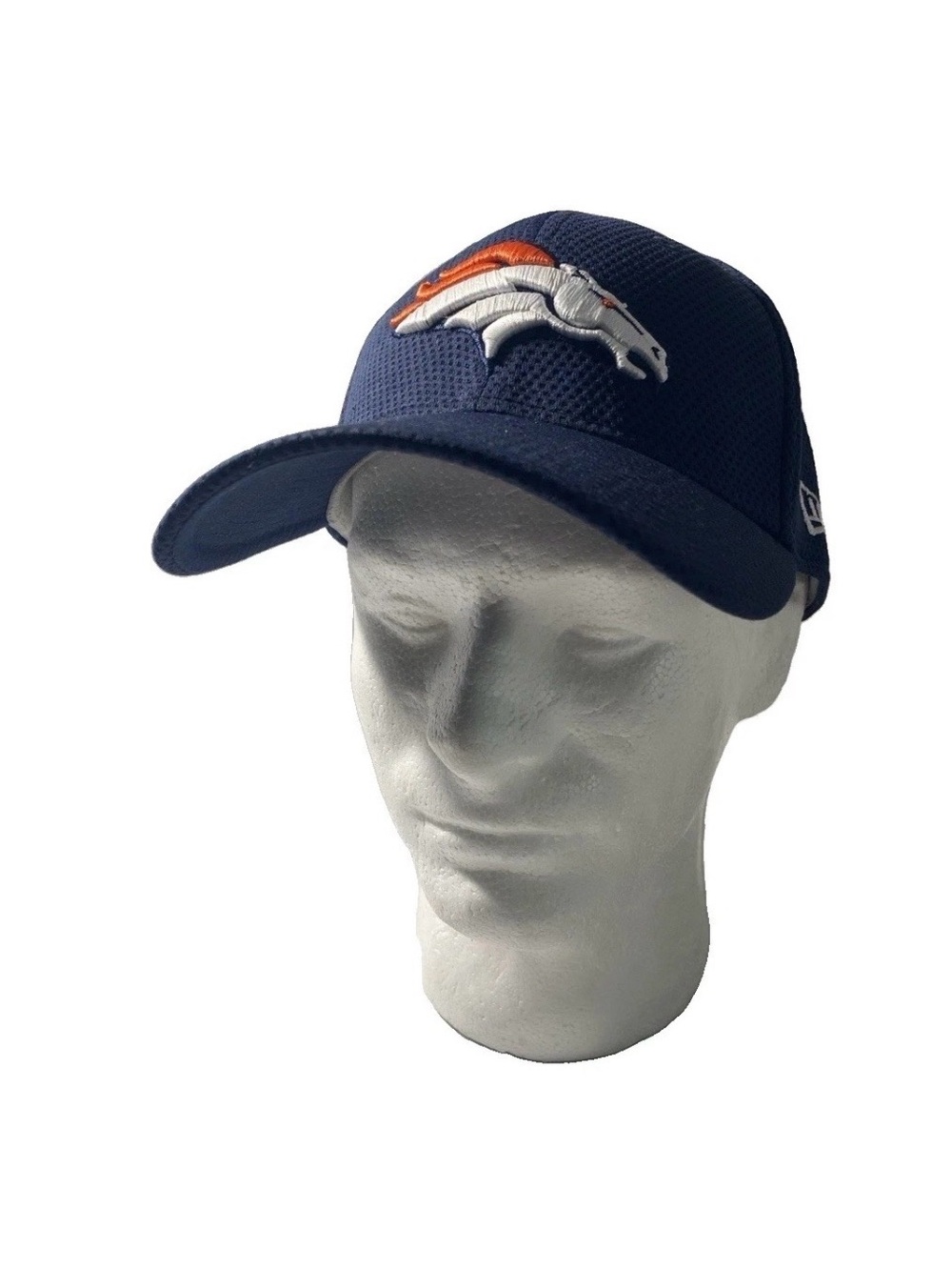 USED Good New Era Size M/L Denver Broncos Fitted Hat NFL Football